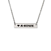 Kansas State Wildcats Bar Necklace